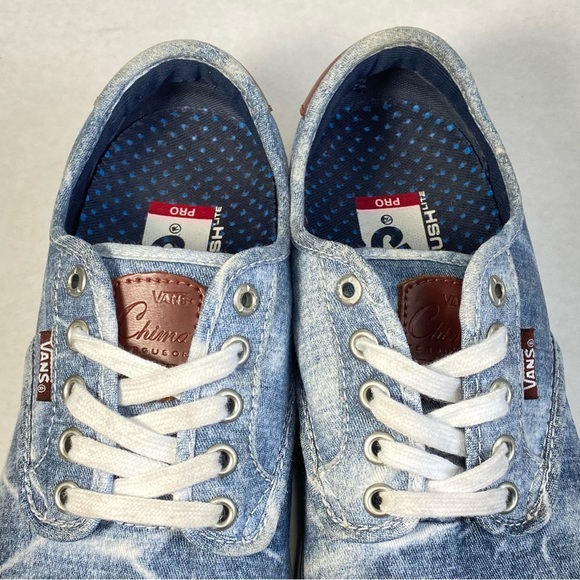 Vans Chima Ferguson Pro Acid Wash Light Navy Canvas Skate Shoes; Men’s Size 8.5 - Picture 13 of 16